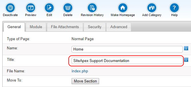 SiteApex SEO Page Titles