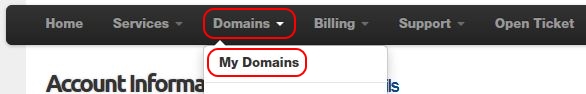 My Help Portal Domain Settings