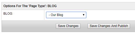 Blog Module Choose Blog