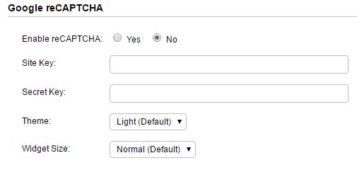 Setting Up Google reCaptcha in SiteApex