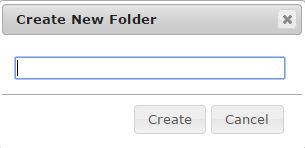 SiteApex Asset Manager Create Folder